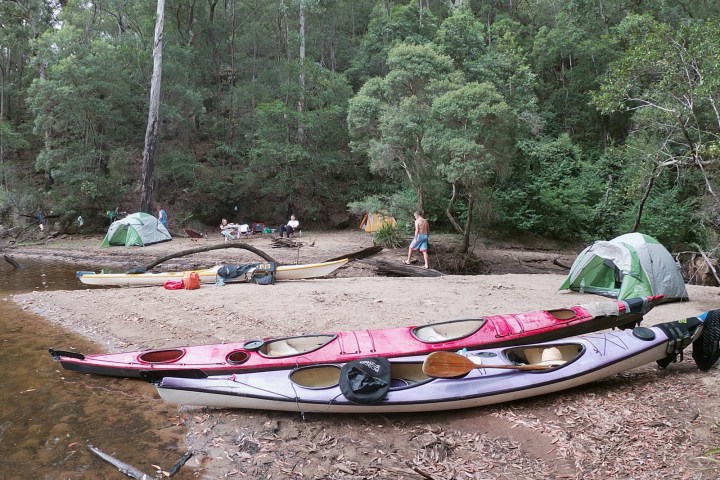 a group of people on a boat