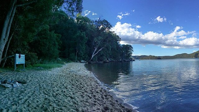 a large body of water